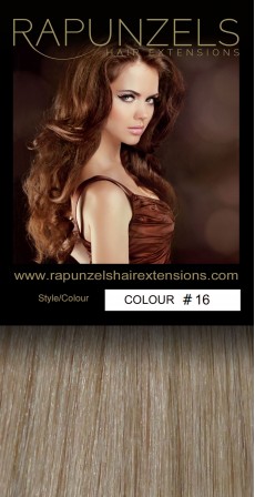 1 Gram 16" Nano Tip Colour #16 Caramel Blonde (25 Strands)